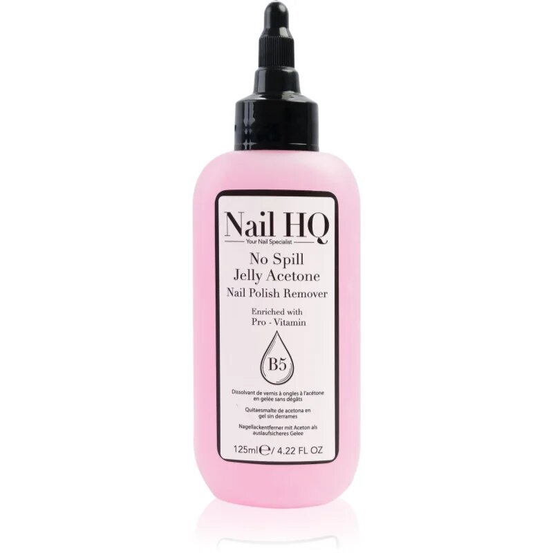 No Spill Jelly Acetone dizolvant pentru oja cu vitamina E 125 ml