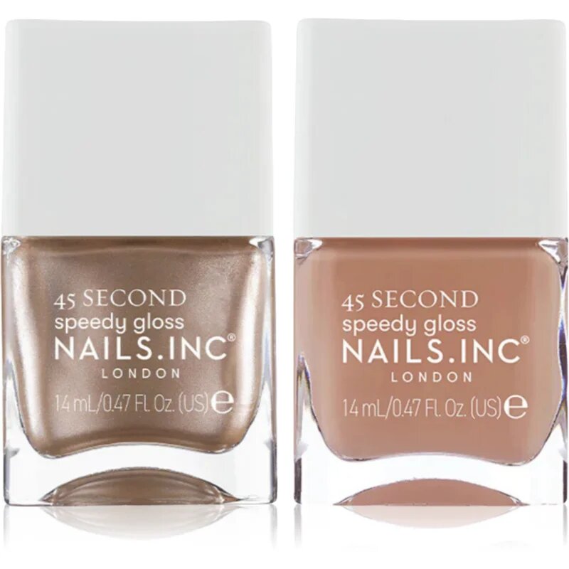 Nails Inc. 45 Second Mocha Mousse set de lacuri de unghii