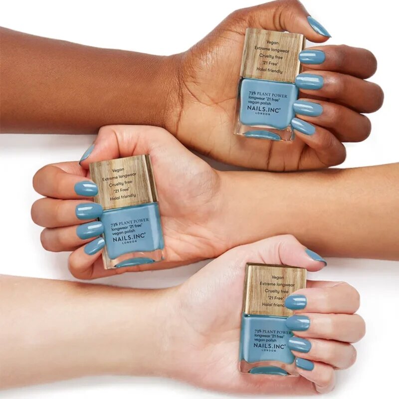 Nails Inc. Plant Power lac de unghii cu rezistenta indelungata culoare Clean To The Core 14 ml