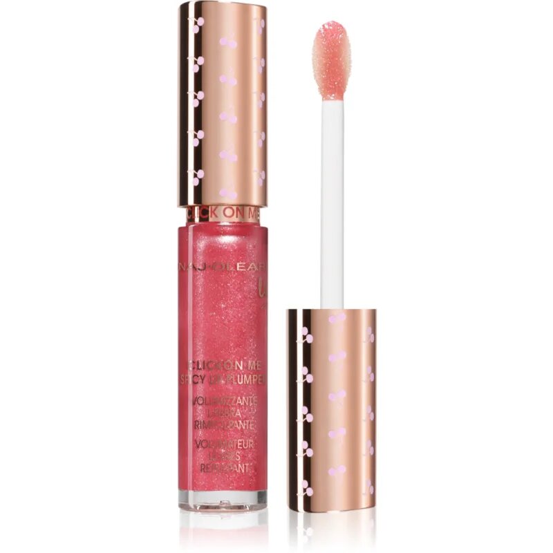 Naj Oleari Click on Me Glassy Lip Balm balsam de buze tip gloss culoare 02 Luminous Pink 6 ml