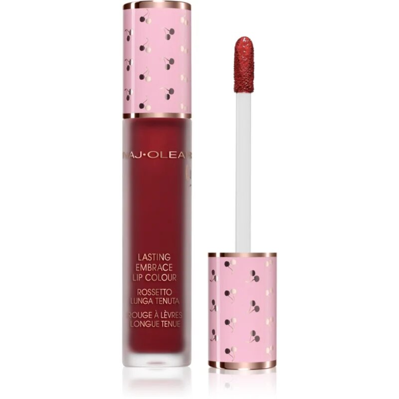 Naj Oleari Lasting Embrace Lip Colour ruj de buze lichid culoare 09 Wine 5 ml
