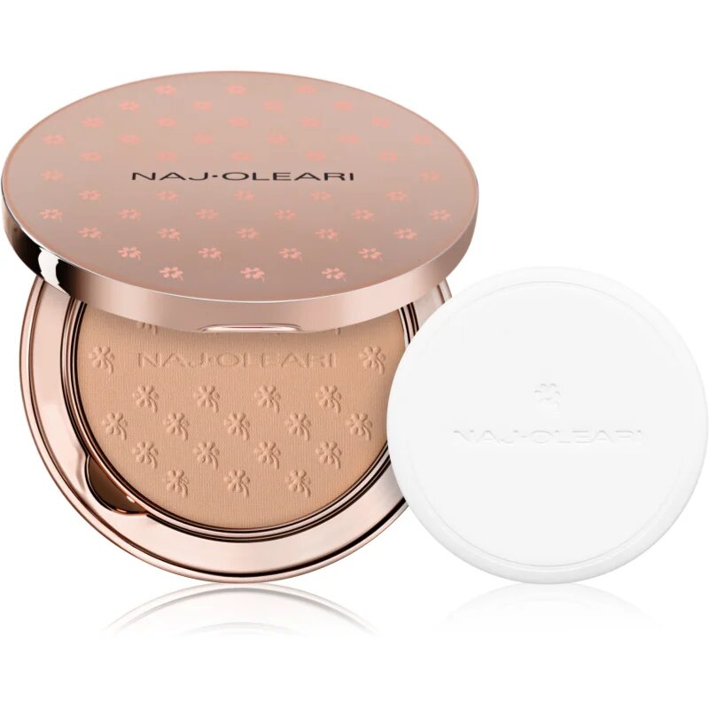 Naj Oleari Skin Caress Pressed Powder pudra compacta cu efect matifiant culoare 03 Sienna 9.5 g
