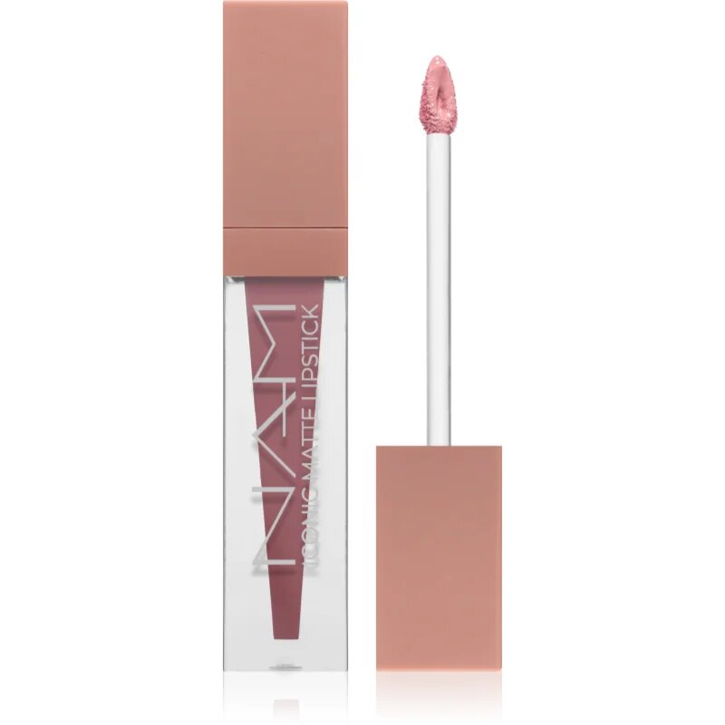 NAM Iconic Matte Lipstick ruj de buze lichid mat și hidratant culoare 6 Vanilla Queen 3.5 ml