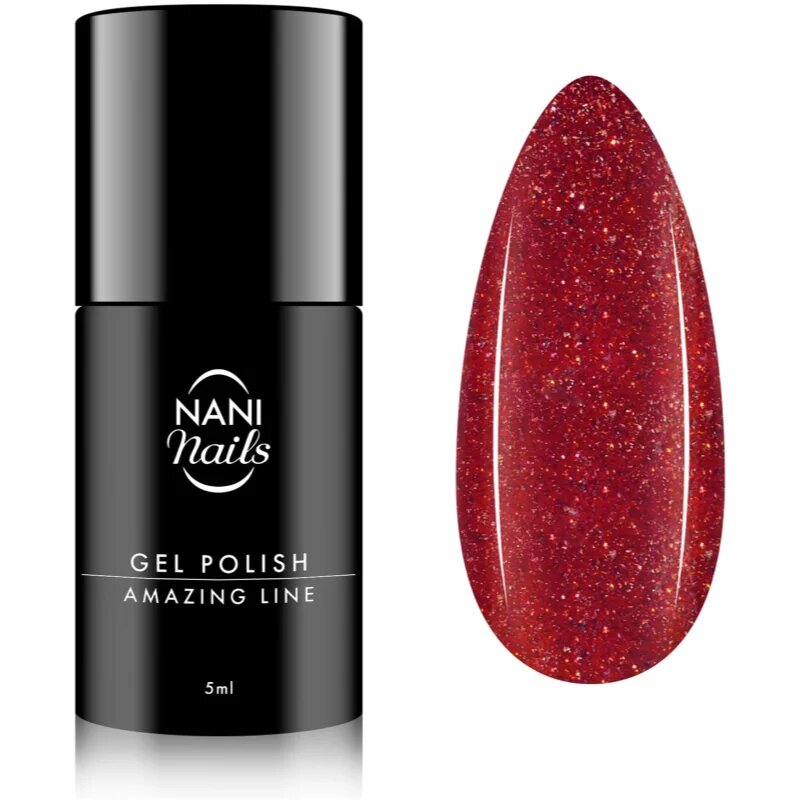 NaniNails NANI Amazing Line lac de unghii sub forma de gel culoare Ruby Spark 5 ml