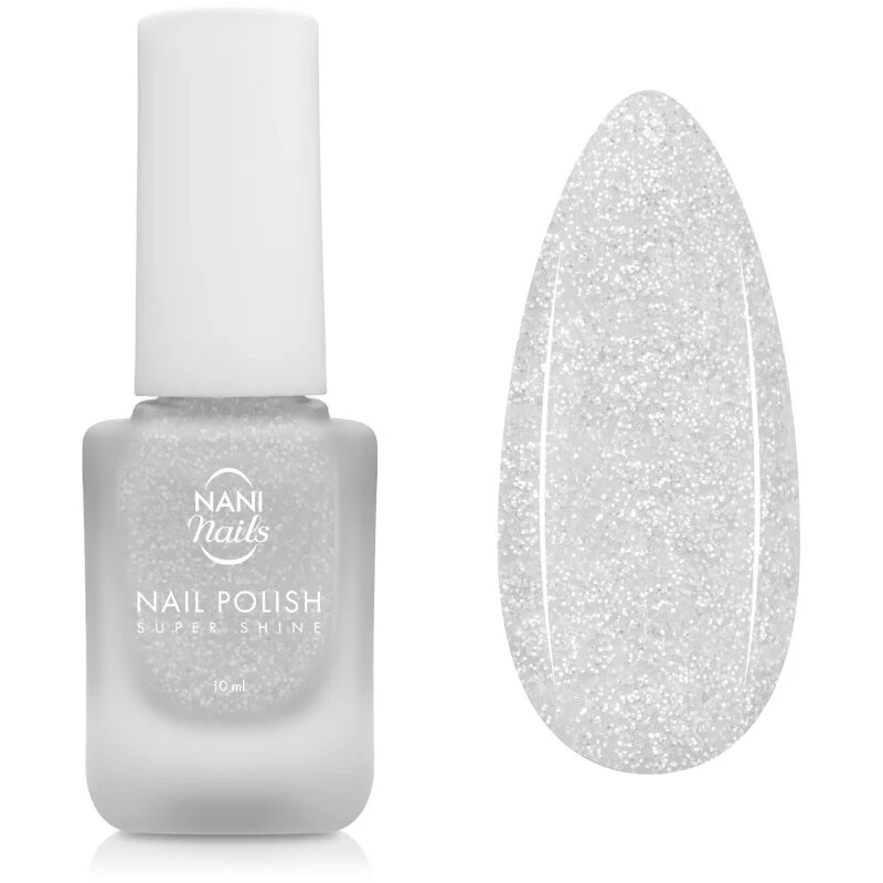 NaniNails NANI Super Shine lac de unghii cu rezistenta indelungata culoare Ivory Tusk 10 ml