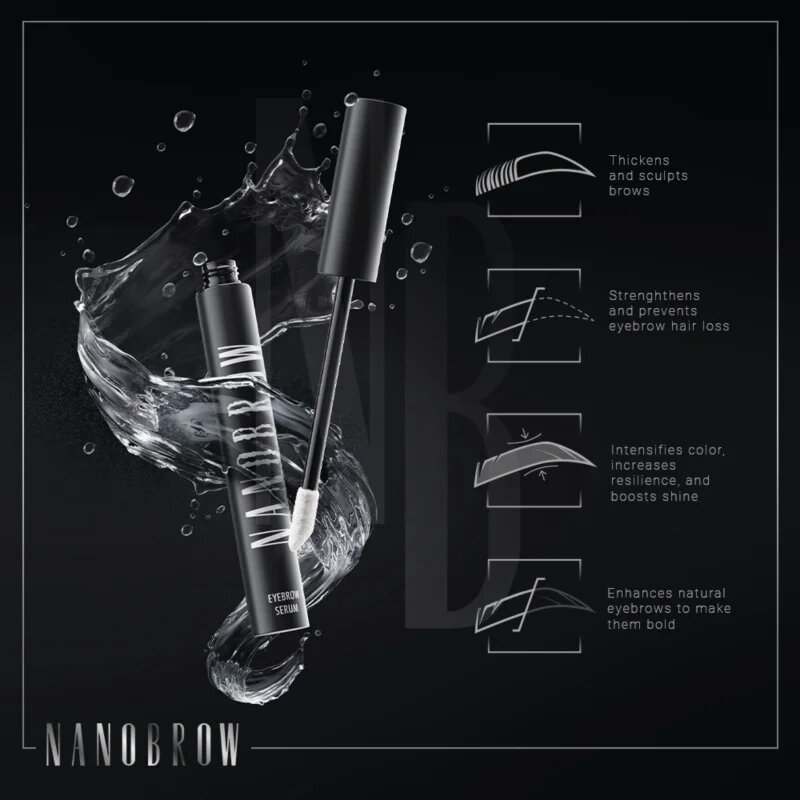 Nanobrow Eyebrow Serum ser pentru stimularea pentru sprâncene 5 ml