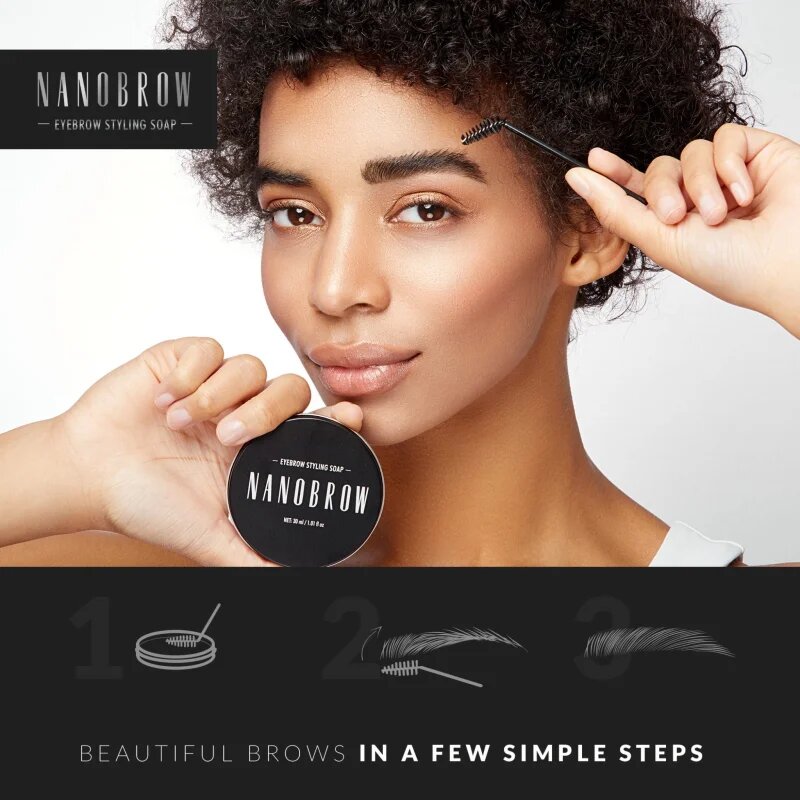 Nanobrow Eyebrow Styling Soap săpun de styling pentru sprâncene 30 g