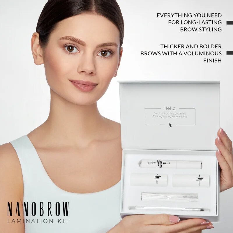 Nanobrow Lamination Kit set pentru aranjarea sprâncenelor