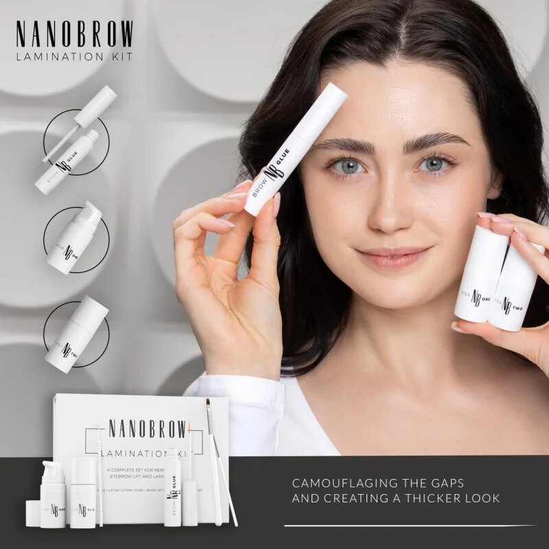 Nanobrow Lamination Kit set pentru aranjarea sprâncenelor