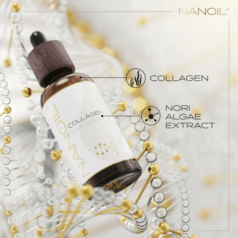 Nanoil Collagen ser antirid cu colagen cu extract din alge nori 50 ml