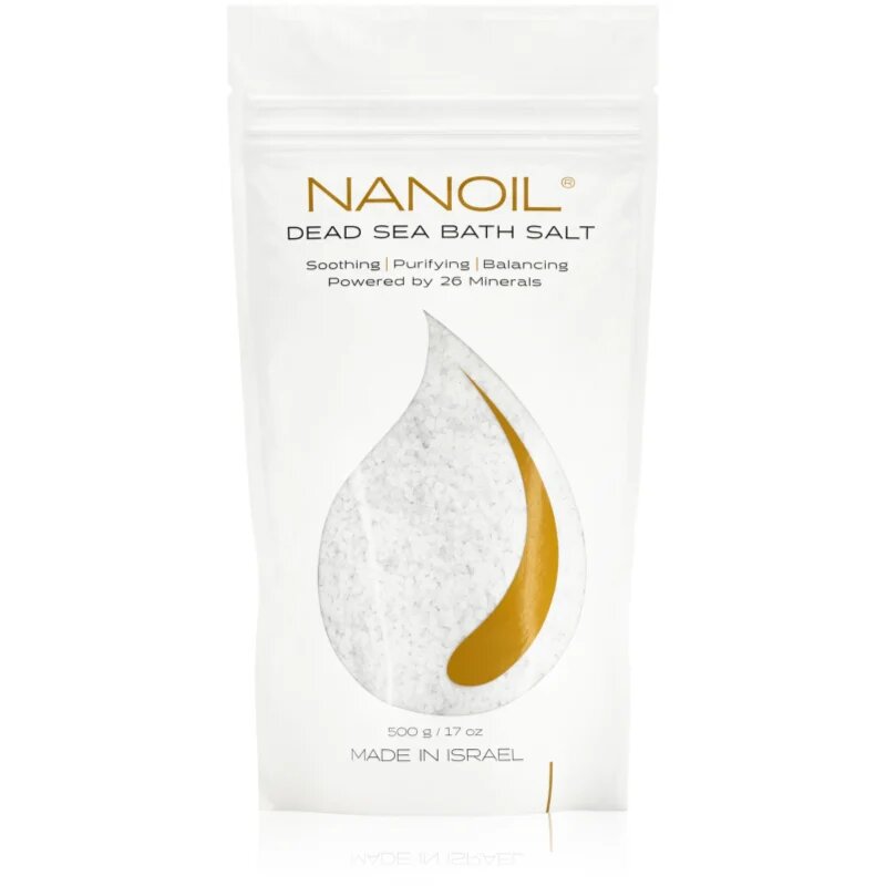 Nanoil Dead sea Bath salt saruri de baie cu minerale din Marea Moartă 500 g