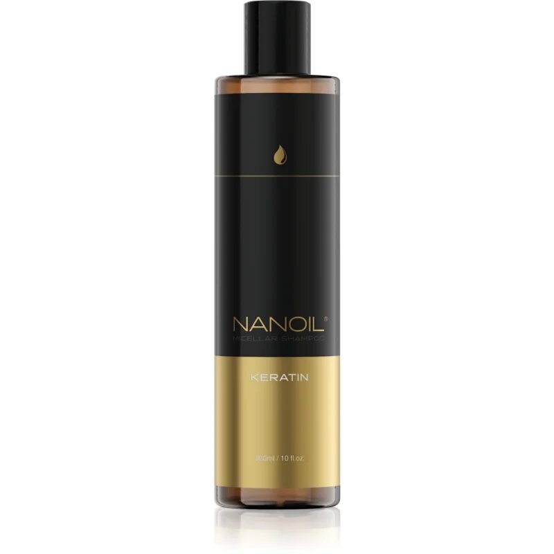 Nanoil Keratin șampon micelar fortifiant cu keratina 300 ml