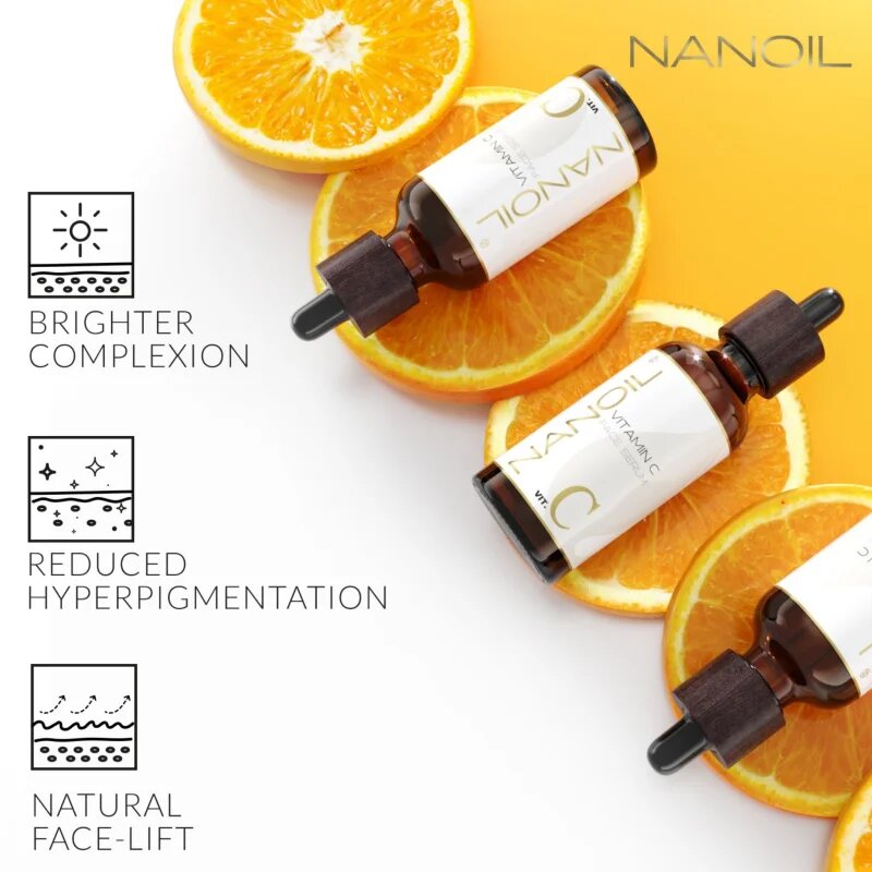 Nanoil Vitamin C ser facial cu efect iluminator cu vitamina C 50 ml