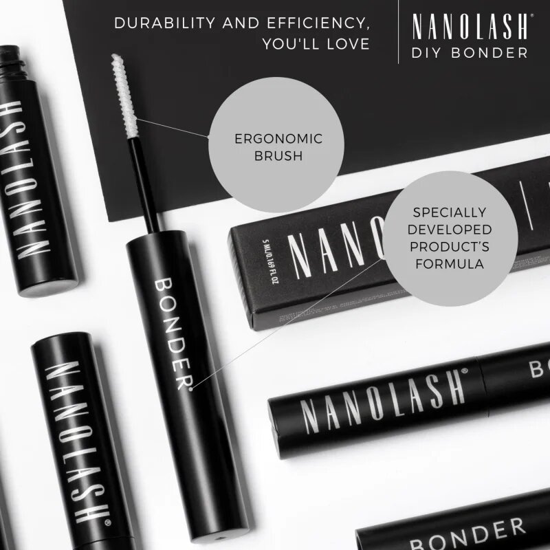 Nanolash DIY Bonder adeziv pentru gene false culoare Clear 5 ml