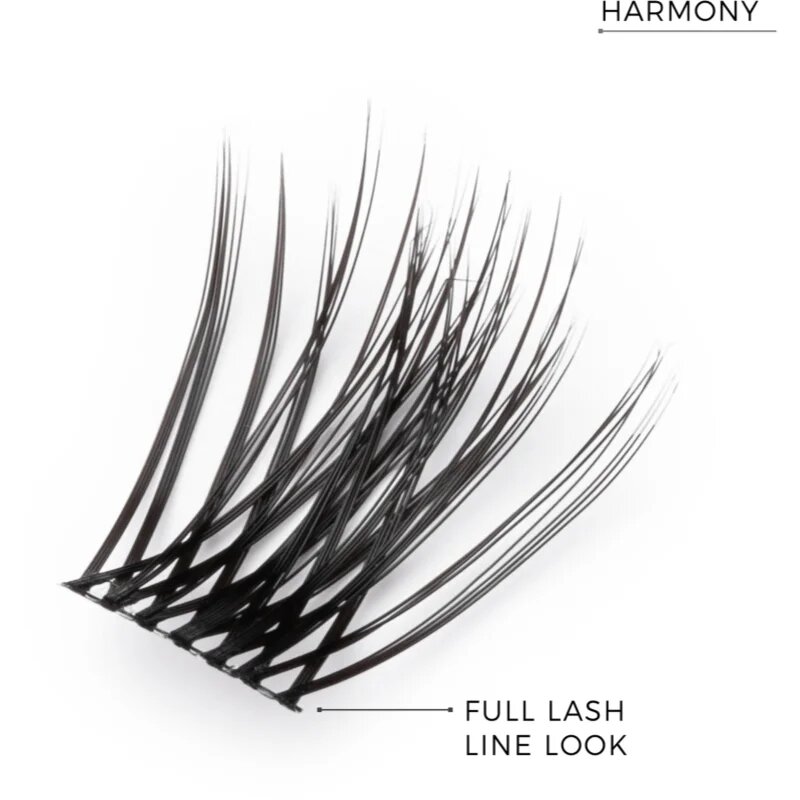 Nanolash DIY Eyelash Extensions pachet cu gene fără noduri autoadezive Harmony 36 buc