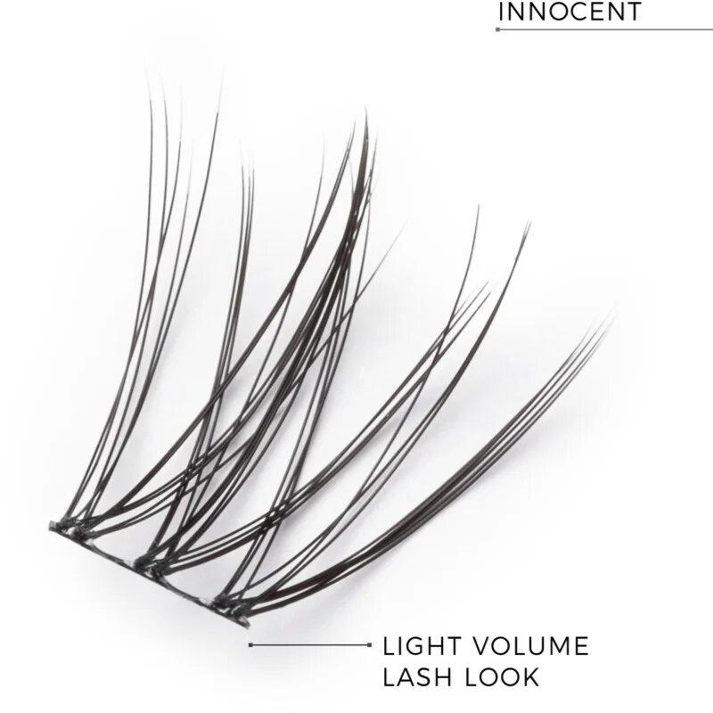 Nanolash DIY Eyelash Extensions pachet cu gene fără noduri autoadezive Innocent 36 buc