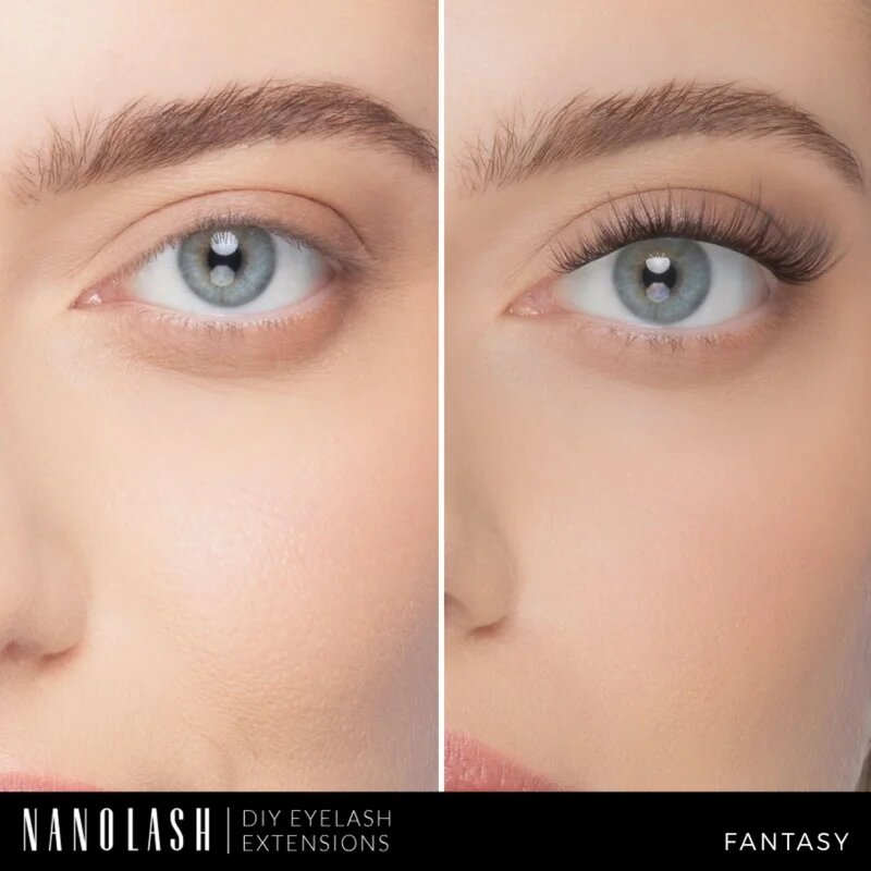 Nanolash DIY Eyelash Extensions set pentru extensia genelor acasă Fantasy 36 buc
