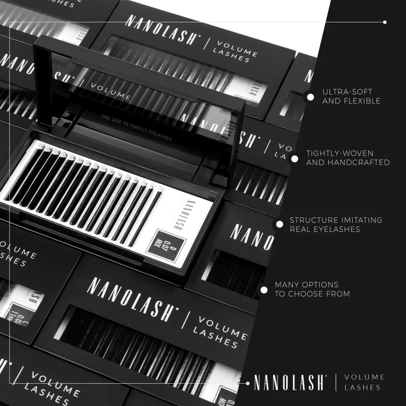 Nanolash Volume Lashes gene false 0.15 D 6-13mm 1 buc
