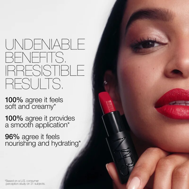 Nars Explicit Lipstick ruj satinat culoare ADULTEROUS 3.8 g