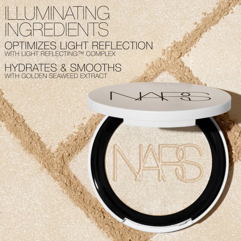Nars Light Reflecting™ Powder Luminizer iluminator reincarcabil culoare TOTAL ECLIPSE 6 g