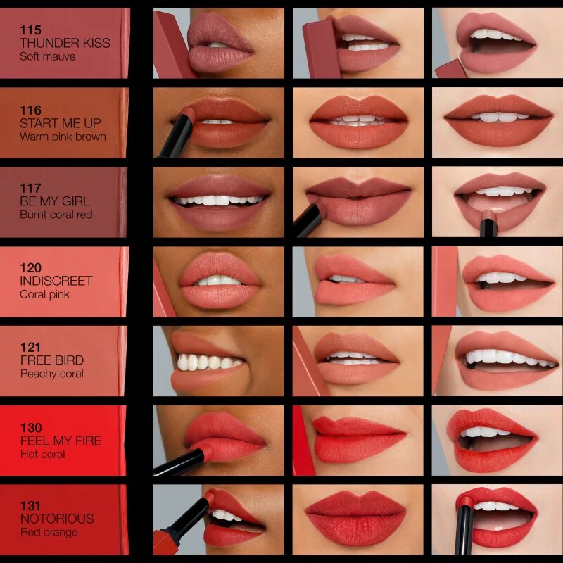 Nars Powermatte Lipstick ruj cu persistență îndelungată cu efect mat culoare American Woman 15 g