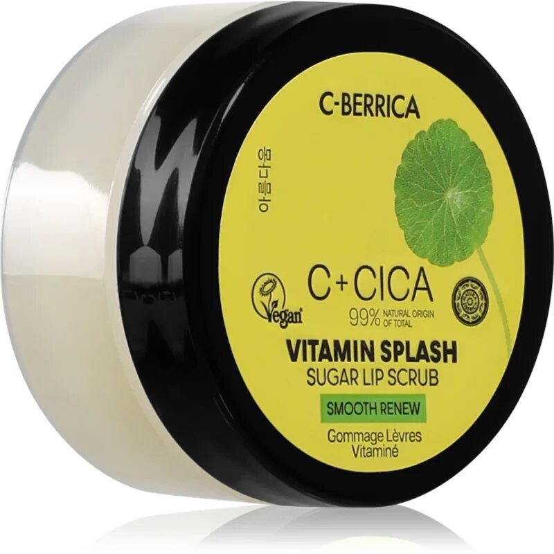 Natura Siberica C-Berrica Vitamin Splash exfoliant din zahar de buze 10 ml