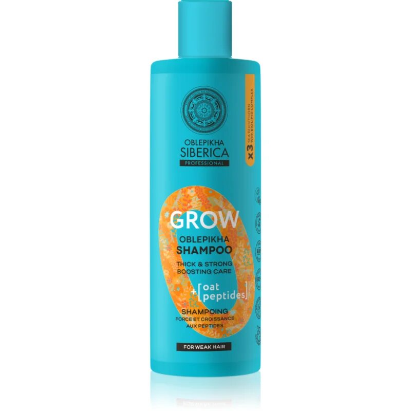 Oblepikha Siberica Grow sampon fortifiant pentru stimularea creșterii părului 400 ml