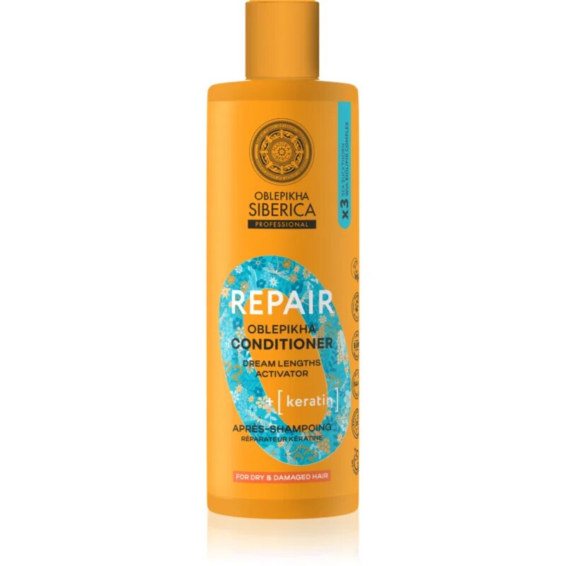 Natura Siberica Oblepikha Siberica Repair balsam regenerator pentru păr uscat și deteriorat 400 ml