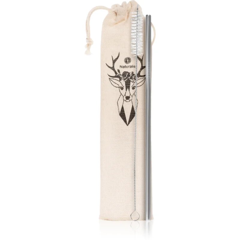 Naturalis Stainless Steel Straw set set pentru utilizarea de zi cu zi