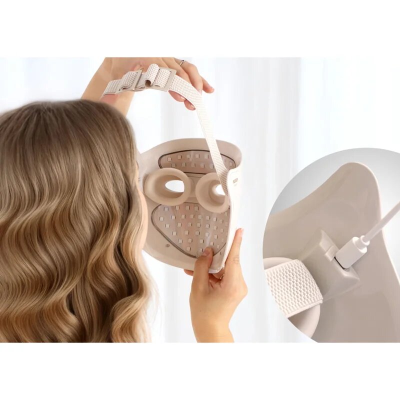 NENO Beauty Alva mască facială cu LED 1 buc