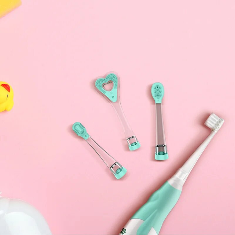 NENO Denti Blue 0-3 y baterie perie de dinti pentru copii 1 buc