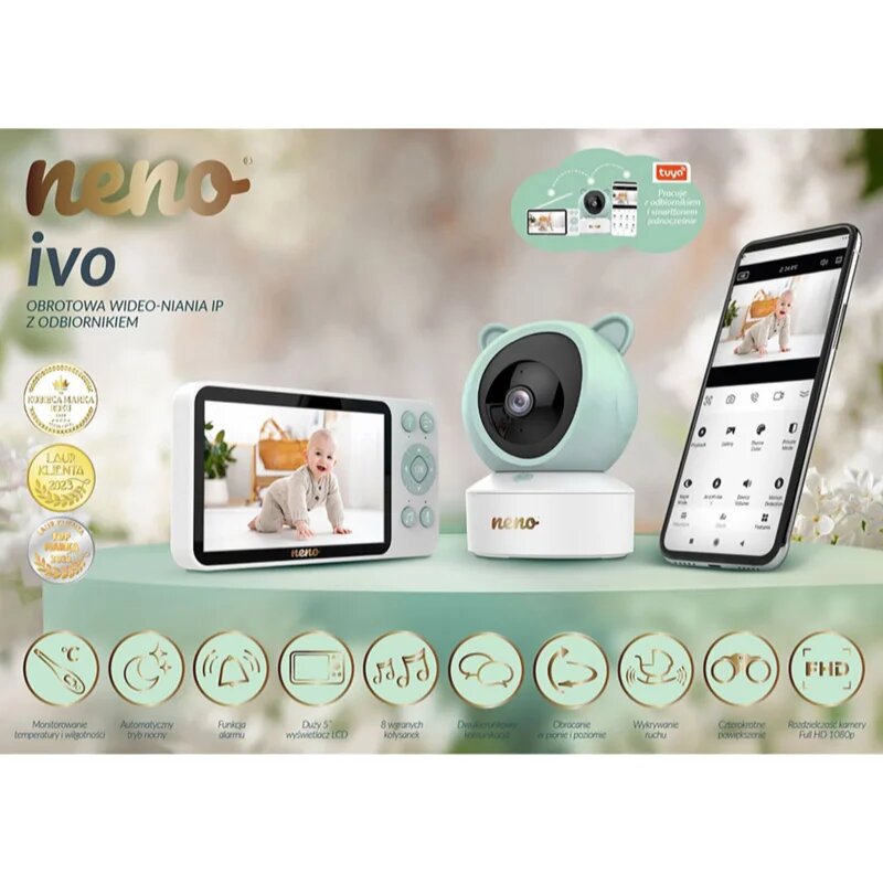 NENO Ivo monitor video digital pentru bebeluși 1 buc