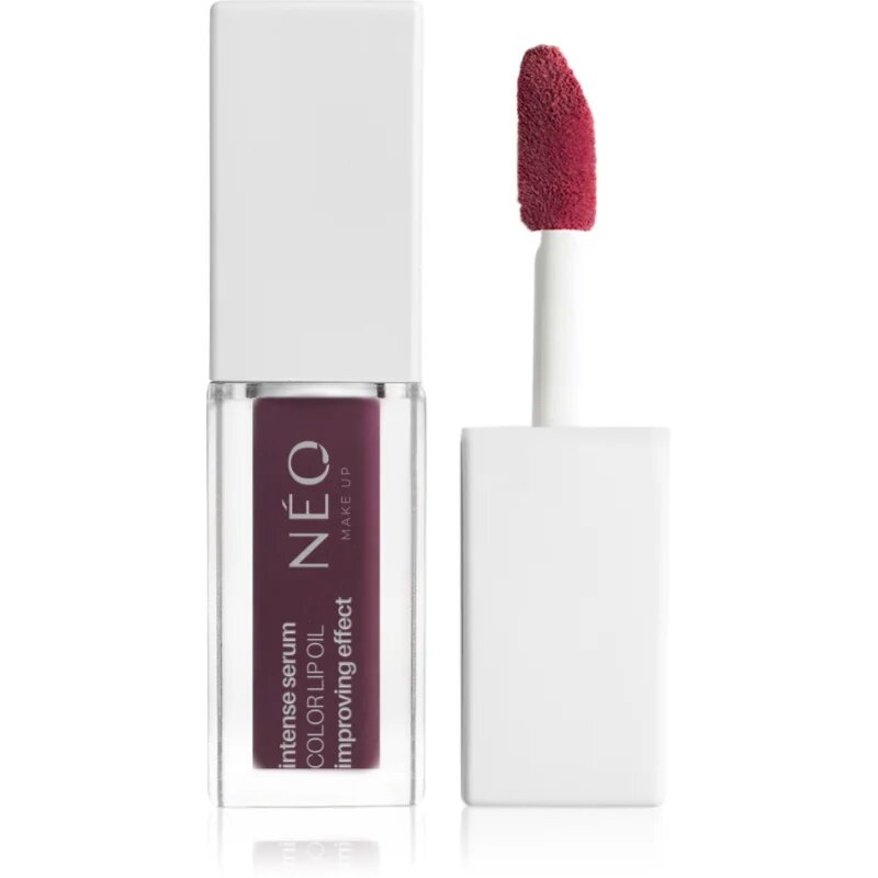 NEO MAKE UP Intense Serum Color Lip Oil Ruj de buze lichid de lunga durata culoare 04 Classic Rose 4.5 ml