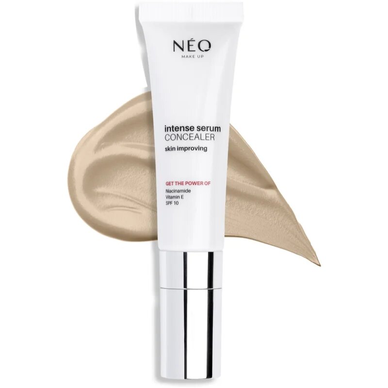 NEO MAKE UP Intense Serum Concealer anticearcan pentru ochi pentru luminozitate si hidratare culoare 02 Ivory 5 ml