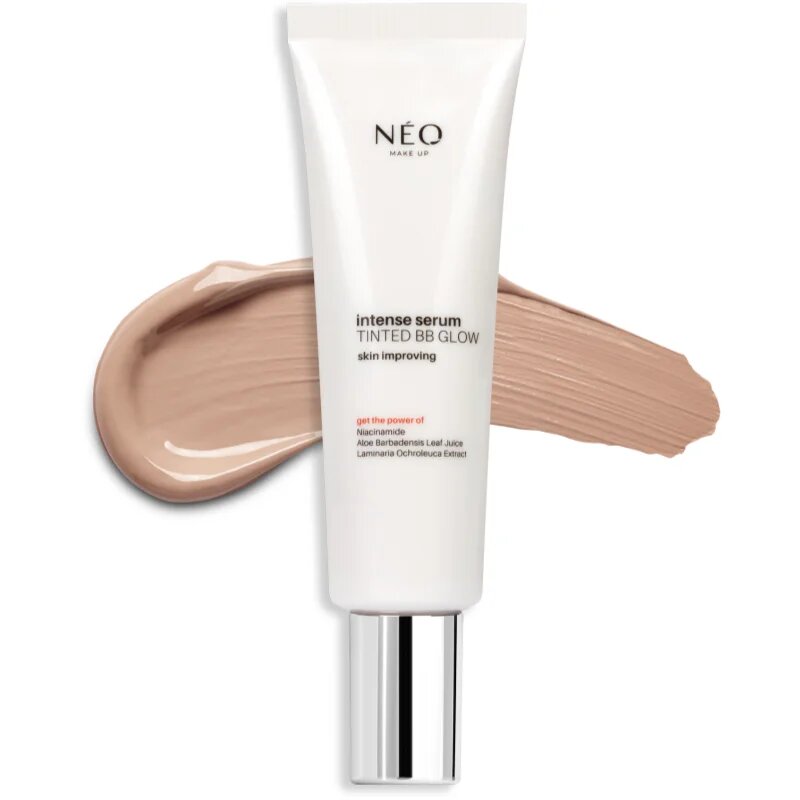 NEO MAKE UP Intense Serum Tinted BB Glow Cream crema BB cu efect de iluminare SPF 50 culoare Deep Glow 30 ml