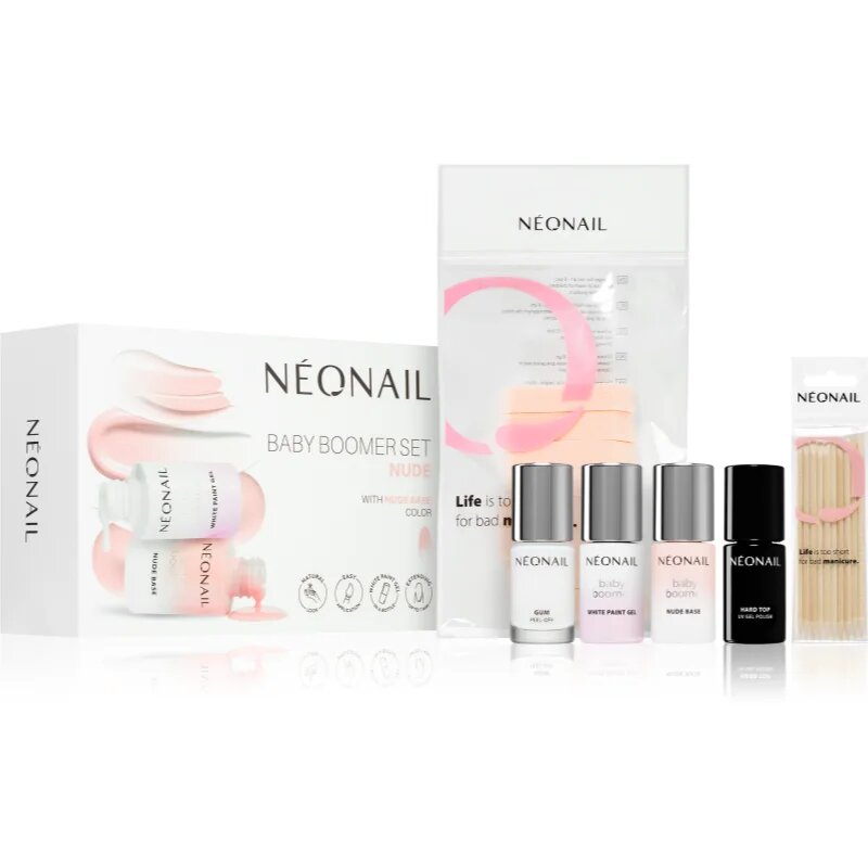 NeoNail Baby Boomer Set Nude set pentru manichiură perfectă culoare Nude