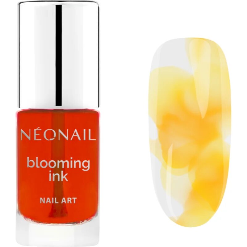 NeoNail Blooming Ink Lac de unghii decorative culoare Yellow 7.2 ml