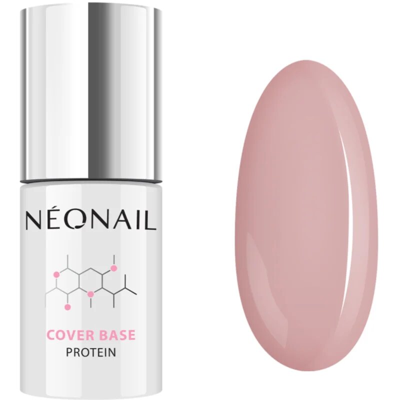 NeoNail Cover Base Protein baza gel pentru unghii culoare Natural Nude 72 ml