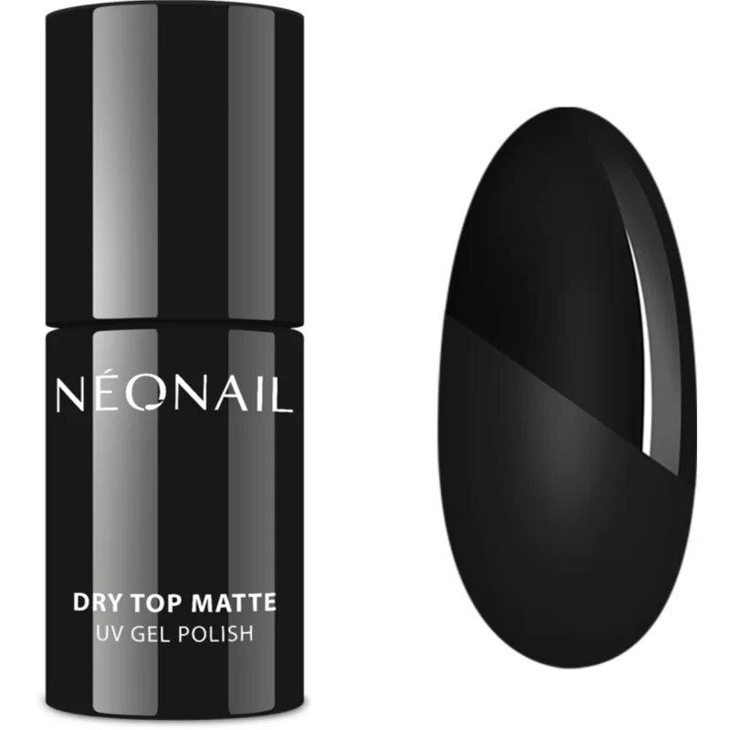 NeoNail Dry Top Matte gel de protecție cu aspect mat 72 ml