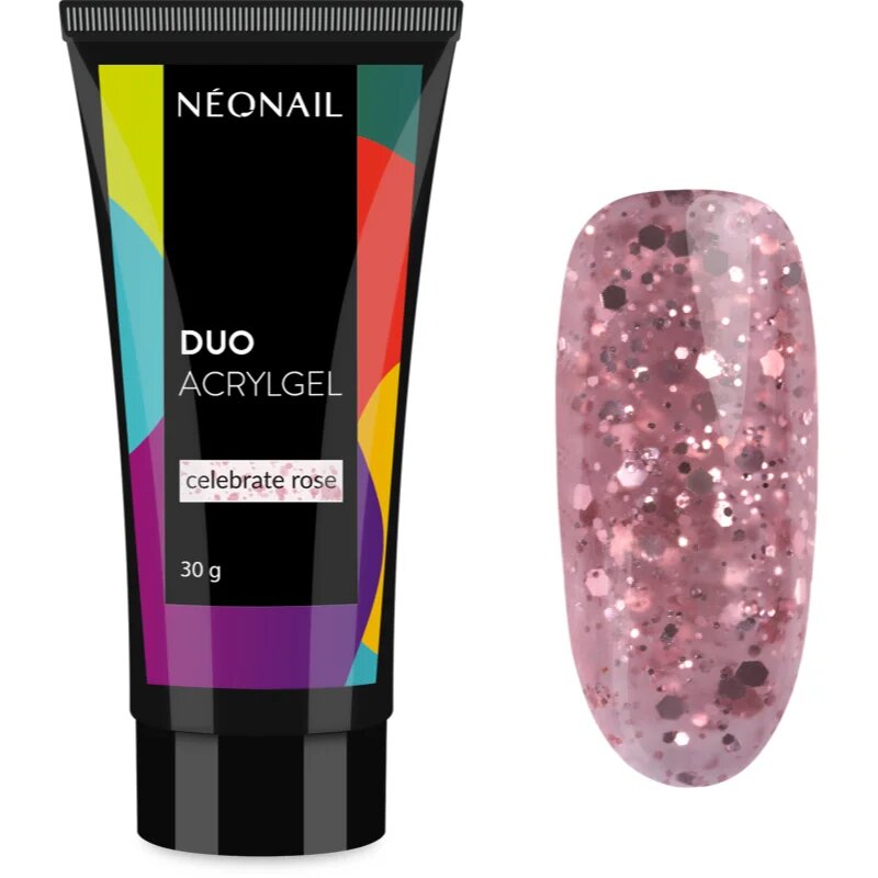 NeoNail Duo Acrylgel Celebrate Rose gel pentru modelarea unghiilor 30 g