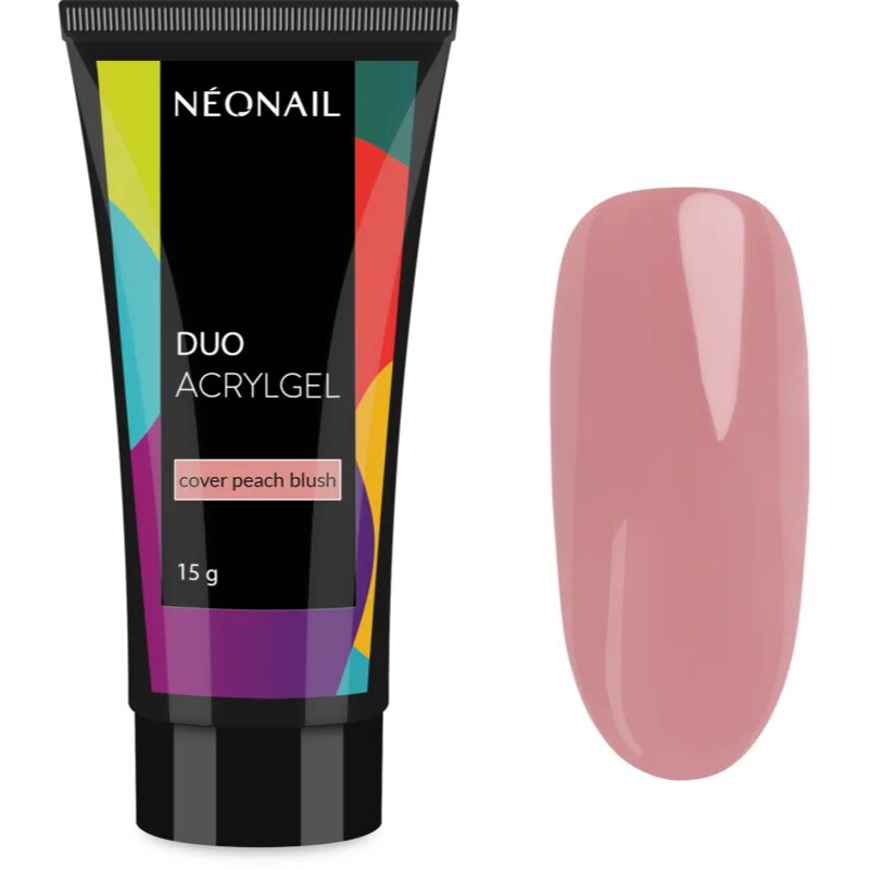 NeoNail Duo Acrylgel Cover Peach Blush gel pentru modelarea unghiilor 15 g