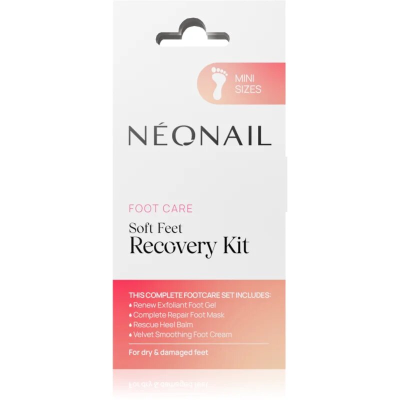 NeoNail Foot Care Soft Feet Recovery Kit set pentru picioare