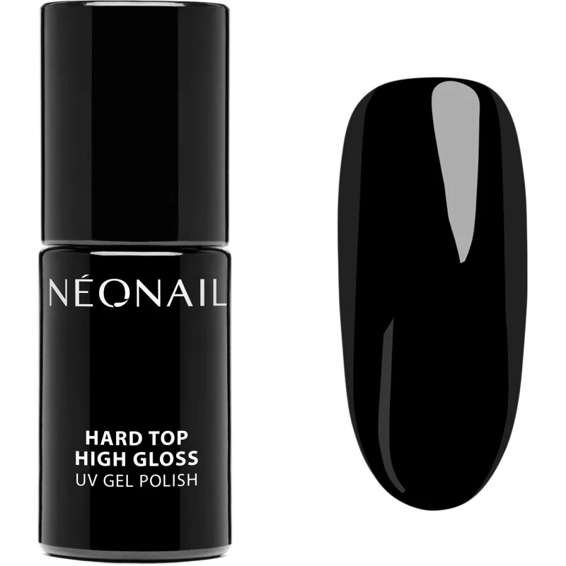 NeoNail Hard Top High Gloss lac gel de unghii pentru acoperirea superioară pentru o stralucire puternica 7.2 ml