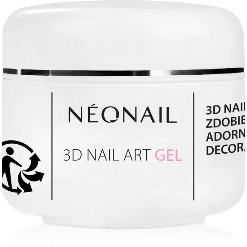 NeoNail Nail Art 3D Gel gel modelator pentru unghii culoare Clear 5 g