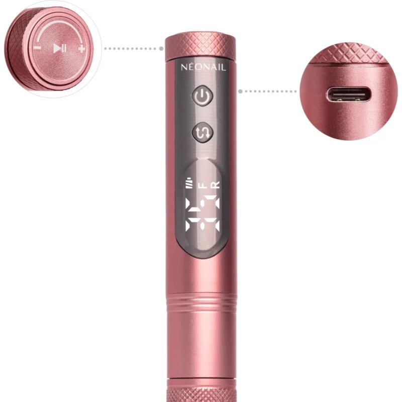 NeoNail Nail Drill Pen polizor pentru unghii culoare Pink 1 buc