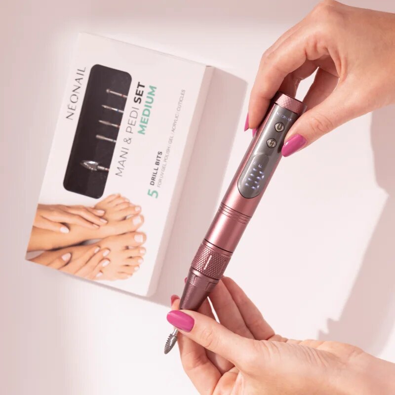 NeoNail Nail Drill Pen polizor pentru unghii culoare Pink 1 buc