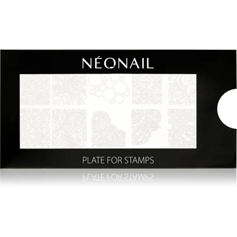 NeoNail Stamping Plate șabloane pentru unghii tip 01 1 buc