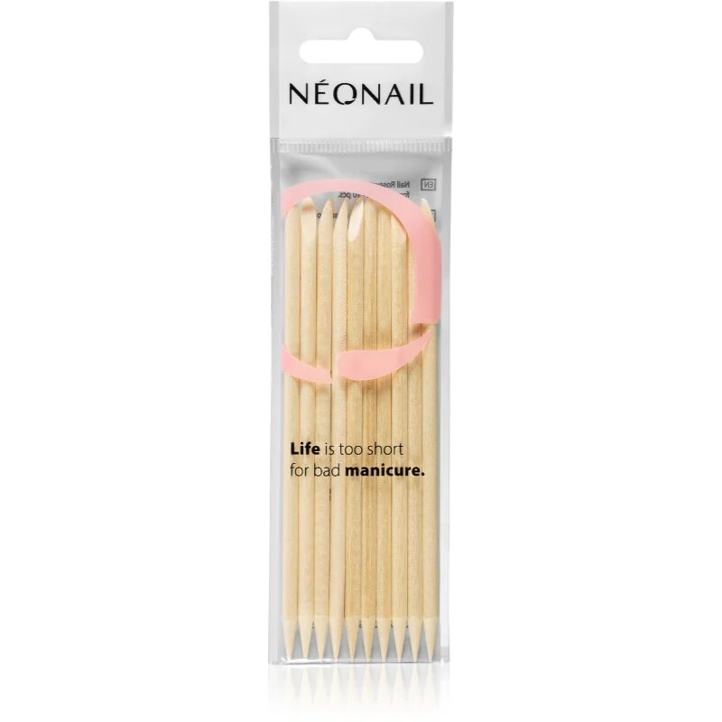 NeoNail Wooden Sticks cuticule din lemn de presa 10 buc