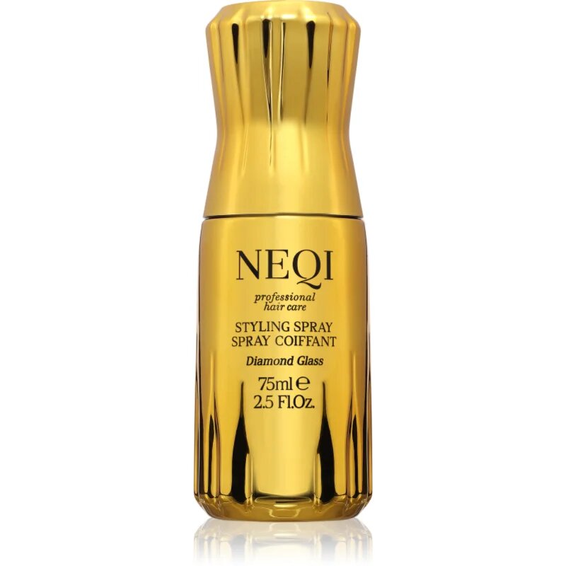 NEQI Diamond Glass Styling Spray gel de par pentru par neted si stralucitor 75 ml