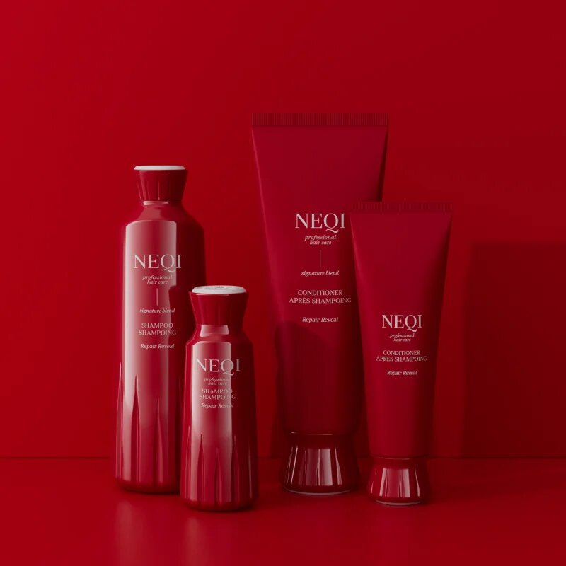 NEQI Repair Reveal sampon de curatare delicat pentru toate tipurile de păr 90 ml